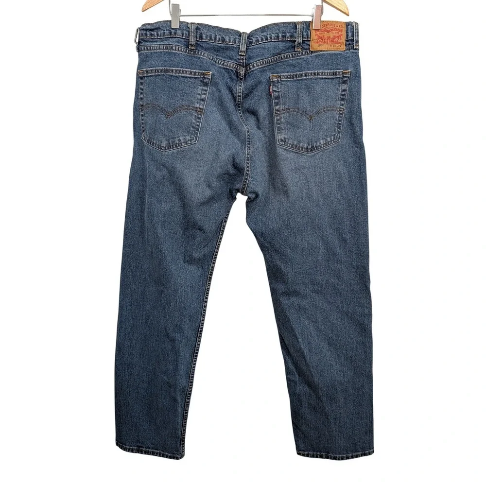 Levi's 505 Straight Leg Jeans Mens 40x32‎ Blue Excellent Medium Wash Regular Fit